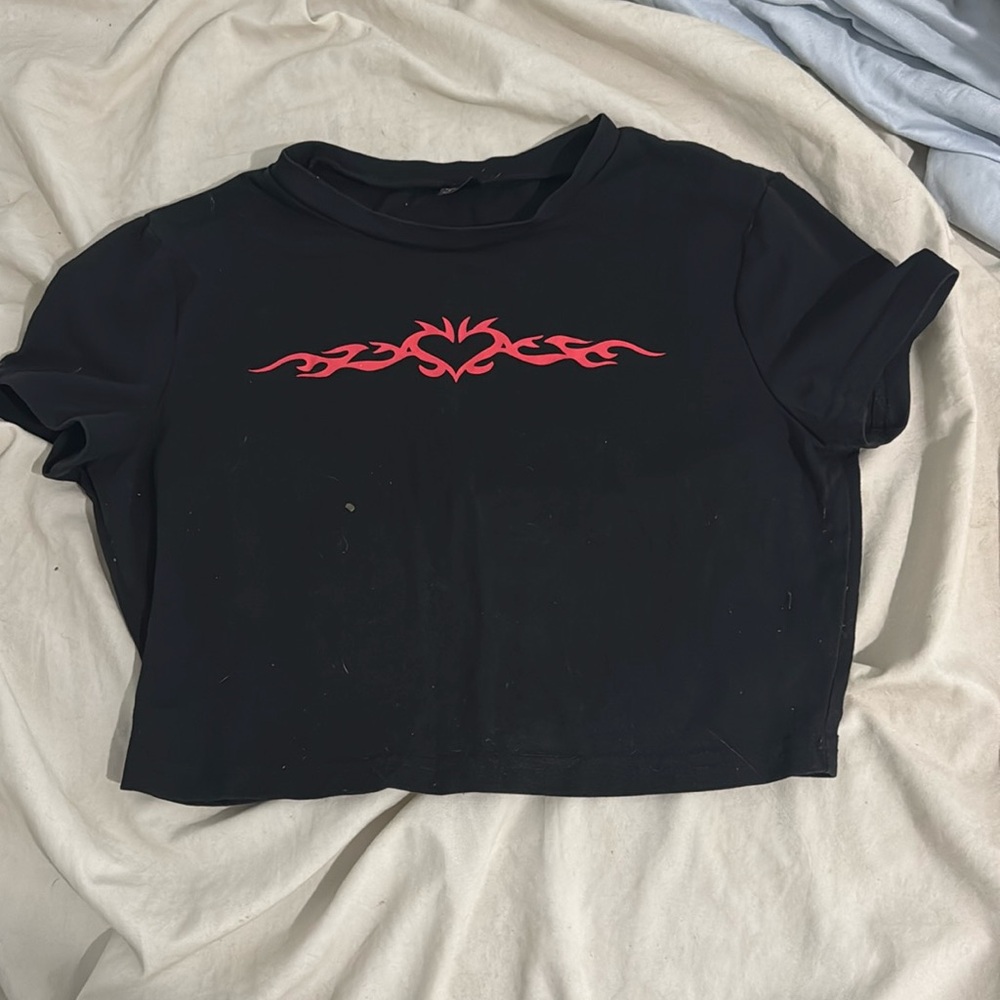 Size small fire crop top